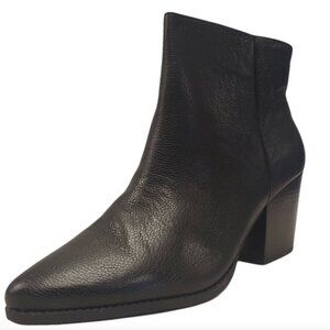 Sun + Stone Eryn Booties, Size 10, Black, Leather